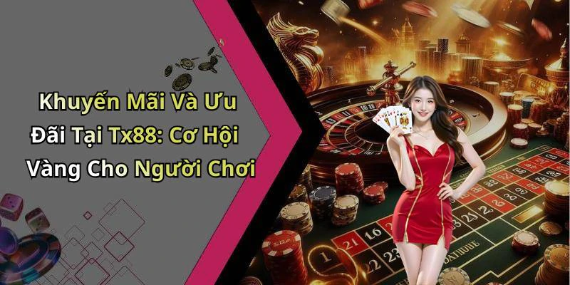 Khuyến Mãi Và Ưu Đãi Tại Tx88: Cơ Hội Vàng Cho Người Chơi